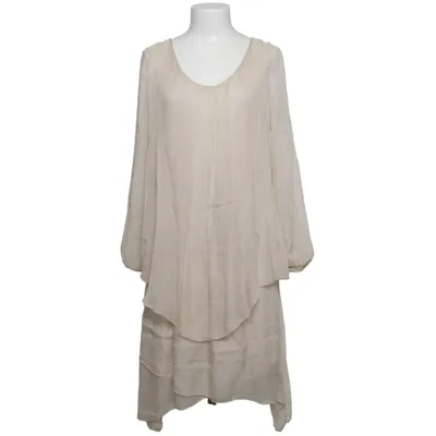 Kleid (Beige) von Pura Seta Elasthan, Seide, Viskose