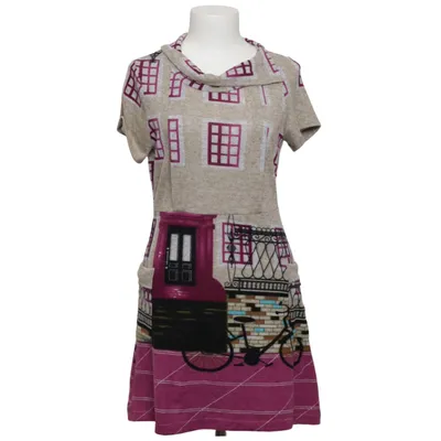 Robe (Gris, Violet, Multicolore) de Tenki Coton, Polyester