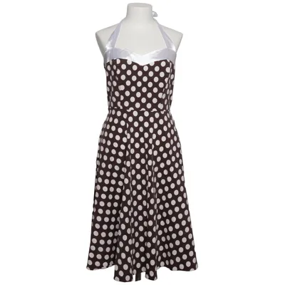 Robe dos-nu (Marron, Blanc) de Dress Tells