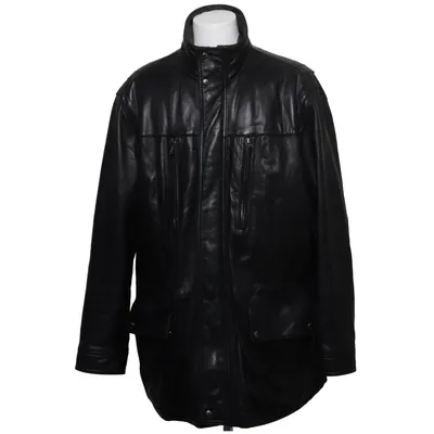 Veste en cuir (Noir) de Andrew Marc Acétate, Cuir, Polyamide, Polyester