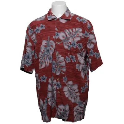 Korte mouwen shirt (Rood, Blauw) van Tommy Bahama Zijde