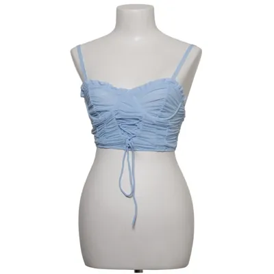 Crop Top (Blau) von Tic Toc Elasthan, Polyamid