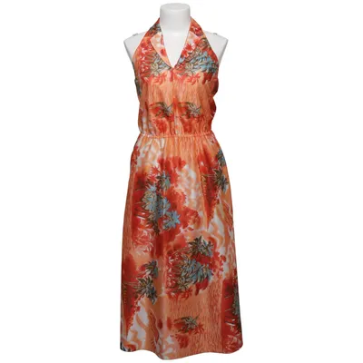 Halterneck dress (Orange, Red, Blue, Multicolored)
