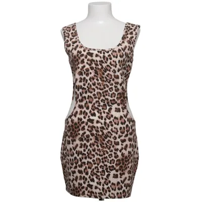 Jurk (Beige, Bruin, Zwart) van Supré Katoen, Elastaan