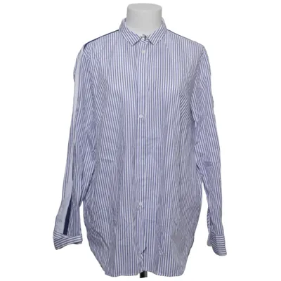Shirt (Blauw, Wit) van Eterna Katoen, Elastaan