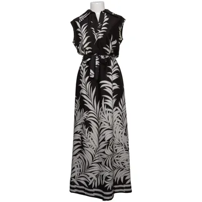 Långklänning (Brun, Vit) från Diolen Polyester