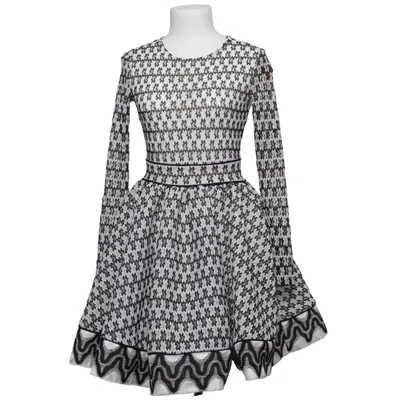 Dress (Black, White) from Maje Elastane, Polyester, Viscose