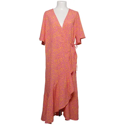 Wrap dress (Pink, Yellow) from Pernilla Wahlgren Polyester
