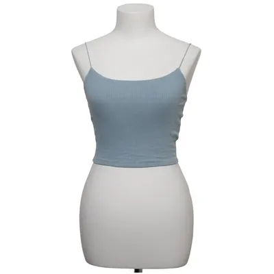 Crop top (Blå) från Garage Bomull, Elastan, Viskos