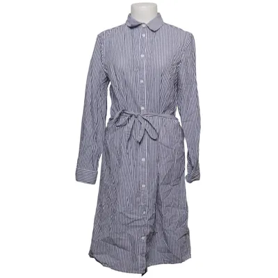 Shirt dress (Blue, White) from UpFashion Cotton
