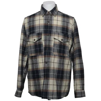 Flannel shirt (Blue, Beige, White) from A Day's March Wool