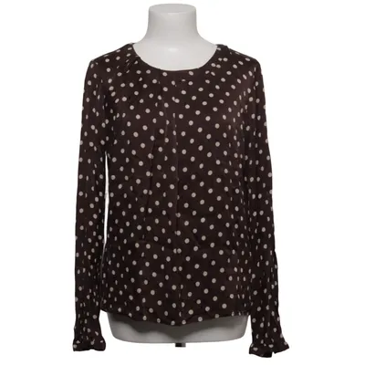 Blouse (Brown, Beige) from Stenströms Elastane, Silk