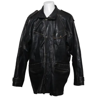 Leather jacket (Black) from Bissen & Bossen