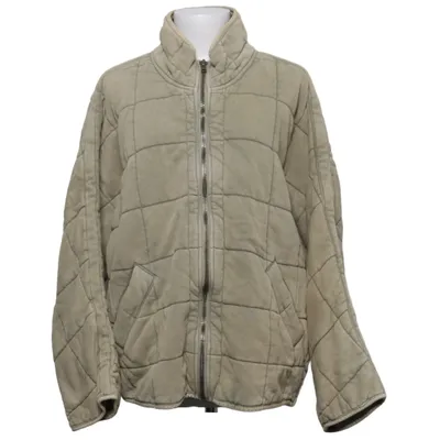 Jacket (Green) from Free People Cotton, Polyester