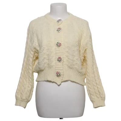 Strickjacke (Gelb) von Kimchi Blue Acryl, Elasthan, Nylon