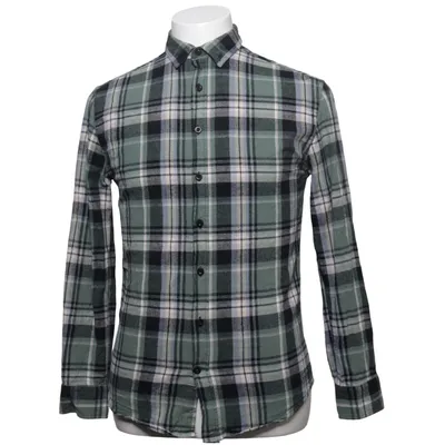 Flanellen overhemd (Groen, Zwart, Wit) van Denim Project Katoen