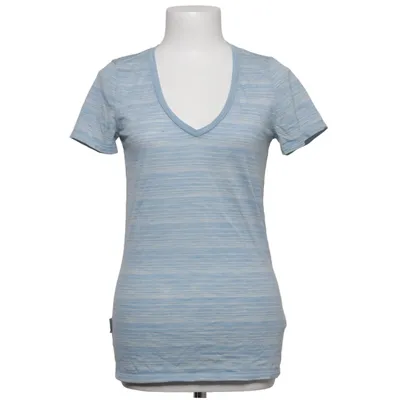 T-shirt (Bleu, Blanc) de Icebreaker Élasthane, Nylon, Laine