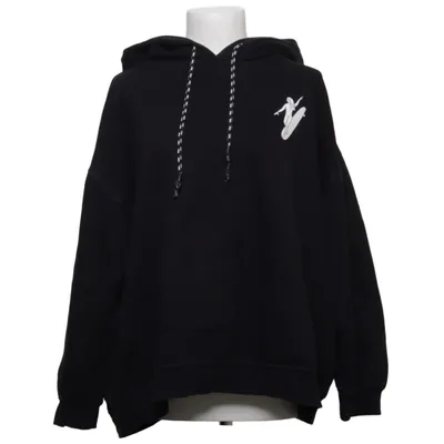 Hoodie (Black, White) from Women + Waves x H&M Cotton, Polyester