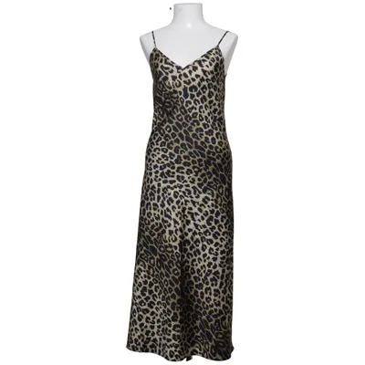 Maxikjole (Brun, Sort) fra Allsaints Elastan, Polyester