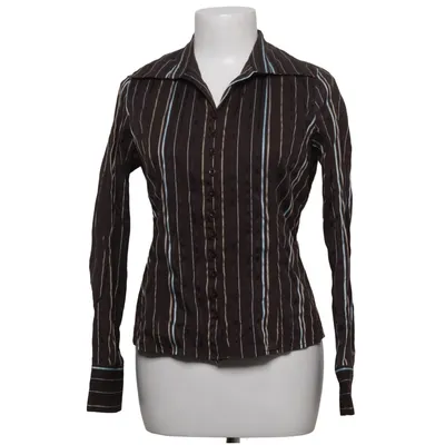 Shirt (Brown, Multicolored) from Street One Cotton, Elastane, Polyamide, Polyester