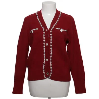 Cardigan (Red) from Veronica Virta Merino wool