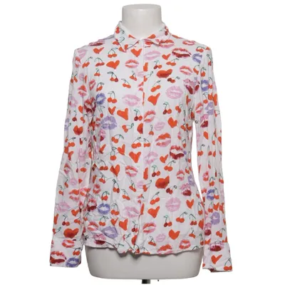 Shirt (White, Multicolored) from Steps Viscose