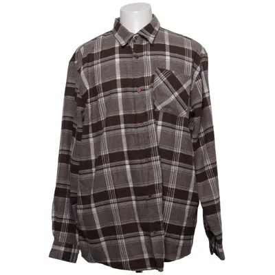 Chemise en flanelle (Marron, Blanc) de Infinity Coton