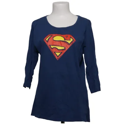 T-shirt à manches longues (Bleu, Multicolore) de Superman Coton