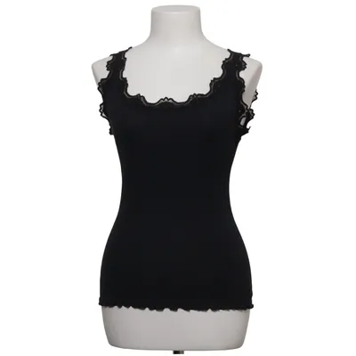 Tanktop (Schwarz) von Rosemunde Baumwolle, Seide