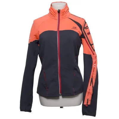 Veste de sport (Gris, Orange) de Oxylane Élasthane, Polyamide, Polyester