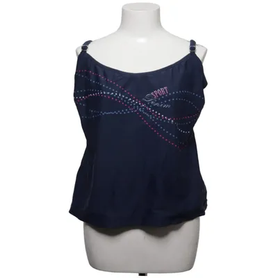 Zwemshirt (Blauw, Meerkleurig) van Ulla Popken Elastaan, Polyamide
