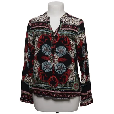 Blouse (Black, Red, Multicolored) from SJ Paris Cotton, Viscose