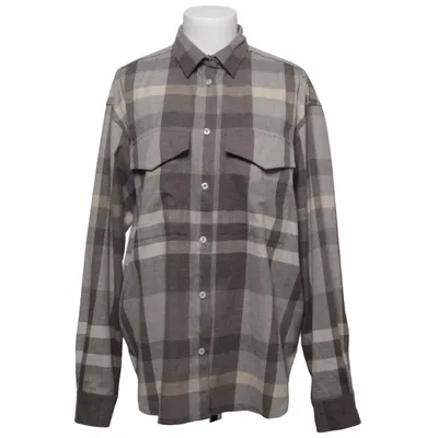 Flanellskjorta (Grå, Beige, Vit) från Totême Elastan, Polyester, Viskos