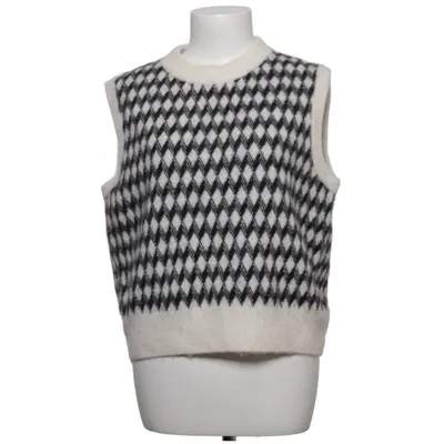 Slipover (Black, White) from Arket Alpaca wool, Elastane, Polyester