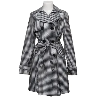 Trench coat (Black, White) from By Ellos Polyester