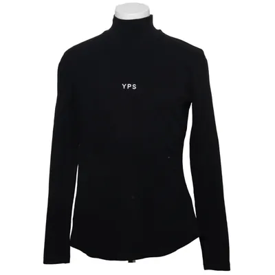 Polotröja (Svart) från YPS Bomull, Elastan