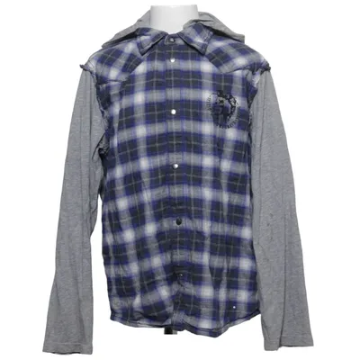 Hoodie (Blue, Gray, White, Black) from Diesel Cotton, Elastane, Polyurethane