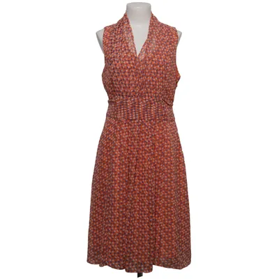 Dress (Orange, Blue, White) from Kala Hemp, Polyester