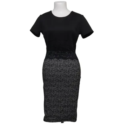 Robe (Noir, Blanc) de Kate and Lily Élasthane, Polyamide, Polyester, Viscose