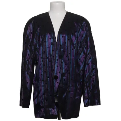 Blazer (Violet, Noir) de Yarell Acétate, Acrylique, Viscose