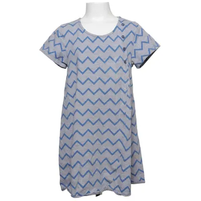 Klänning (Grå, Blå) från Geggamoja Bomull, Elastan