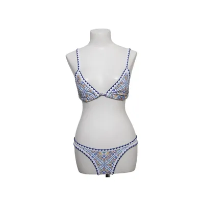 Bikini (Hvid, Blå, Flerfarvet) Elastan, Polyester
