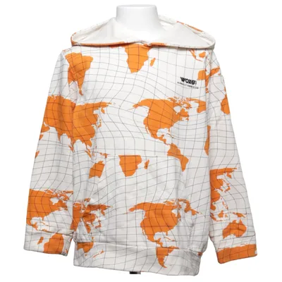 Capuchon sweater (Wit, Oranje, Zwart) van WOX Katoen, Polyester