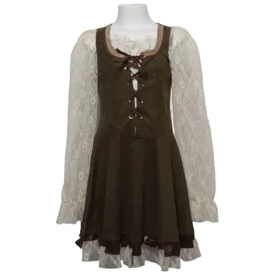 Dirndl (Green, White) from Kostüm Planet