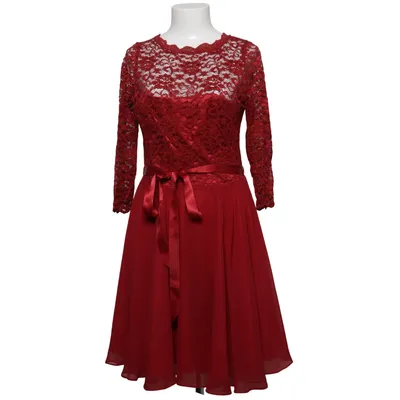 Robe de cocktail (Rouge) de Swing Élasthane, Polyamide, Polyester