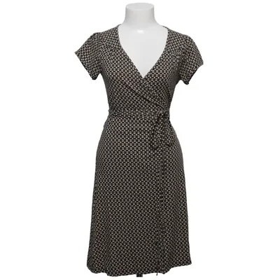 Robe portefeuille (Noir, Beige) de Gianini Élasthane, Viscose