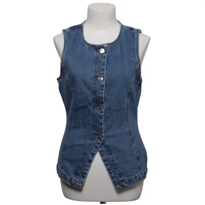 Gilet (Bleu) de Perfect Jeans Gina Tricot Coton, Élasthane
