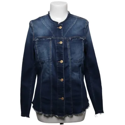 Denim jacket (Blue) from 7 for All Mankind Cotton, Elastane, Lyocell, Polyester