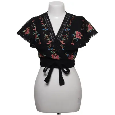 Omlottopp (Svart, Flerfärgad) från Zimmermann Bomull, Linne, Polyester