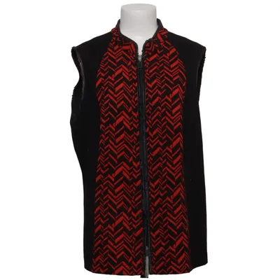 Outer vest (Black, Red) from Habella Elastane, Polyester, Viscose